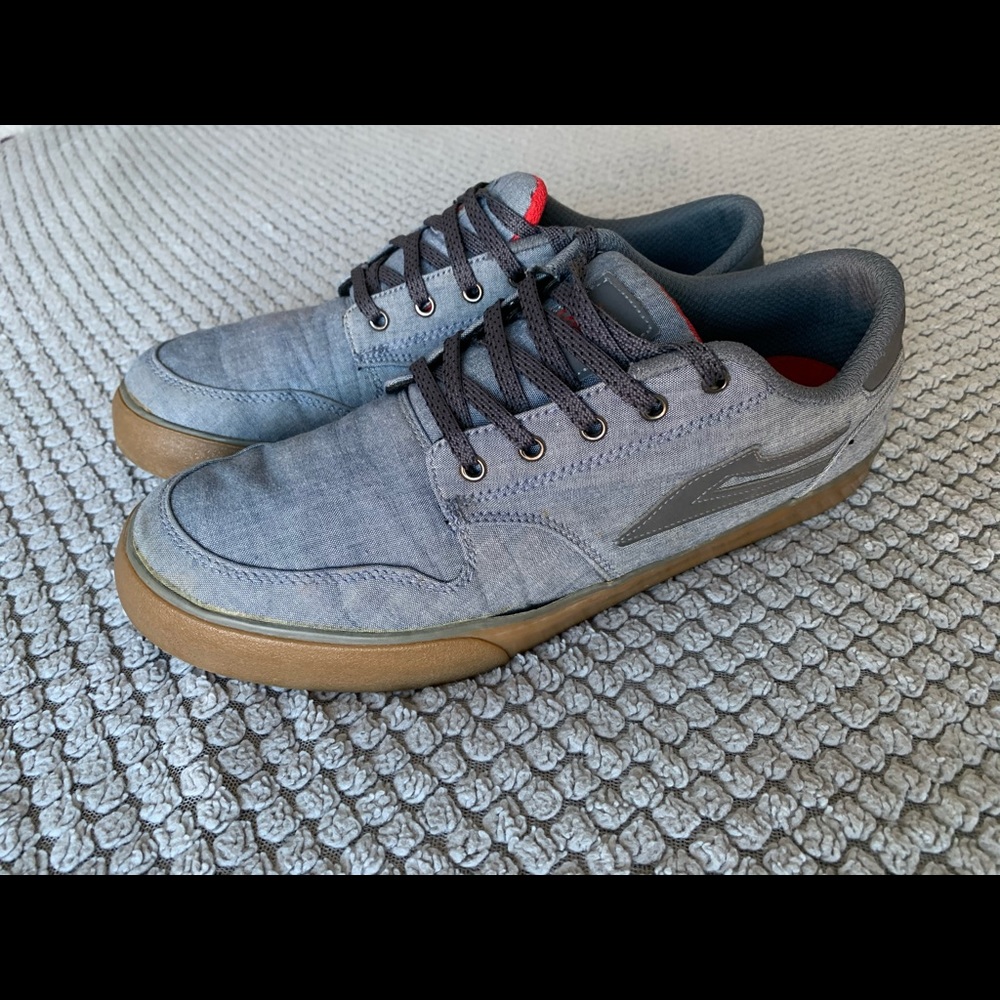 Lakai Lightish Blue Skating Shoes (Size 10.5)